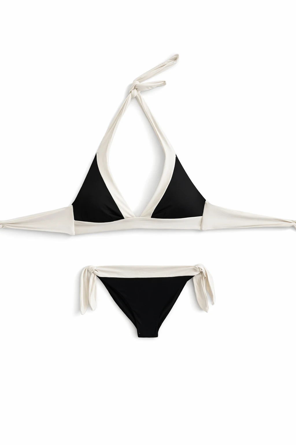Bikini Procida Chris Cerf Bicolore Nero Avorio