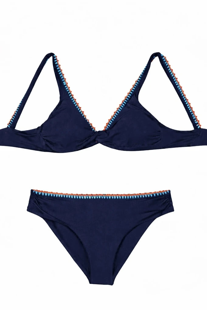 Bikini Vulcano Chris Cerf Blu
