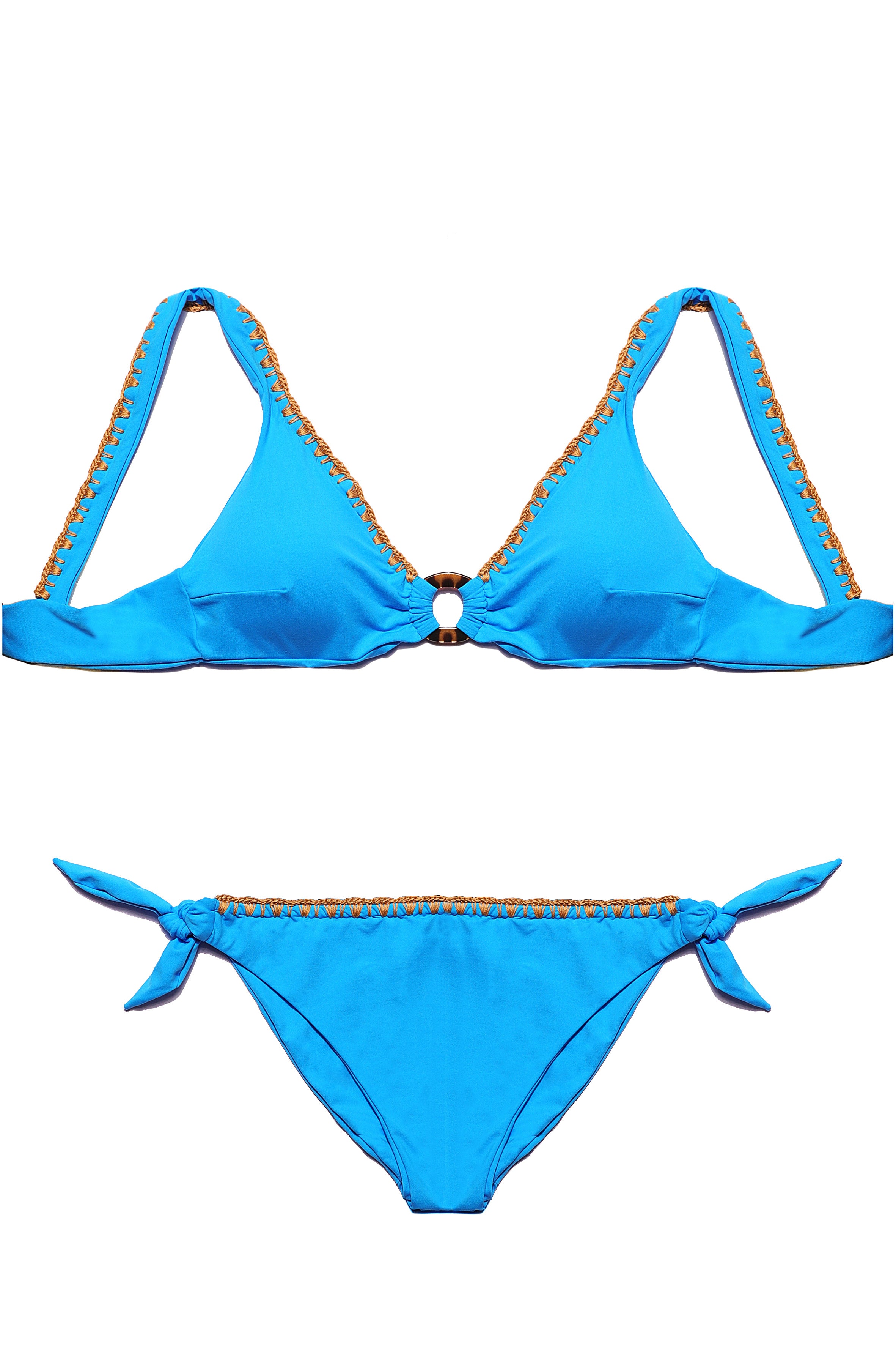 Bikini Taormina Chris Cerf Azzurro