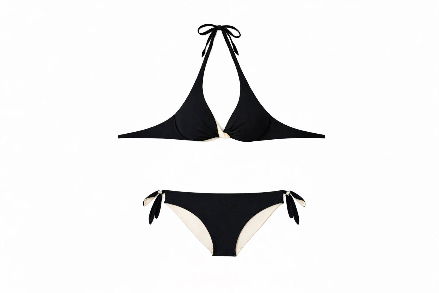 Bikini Portofino Chris Cerf Nero Yogurt