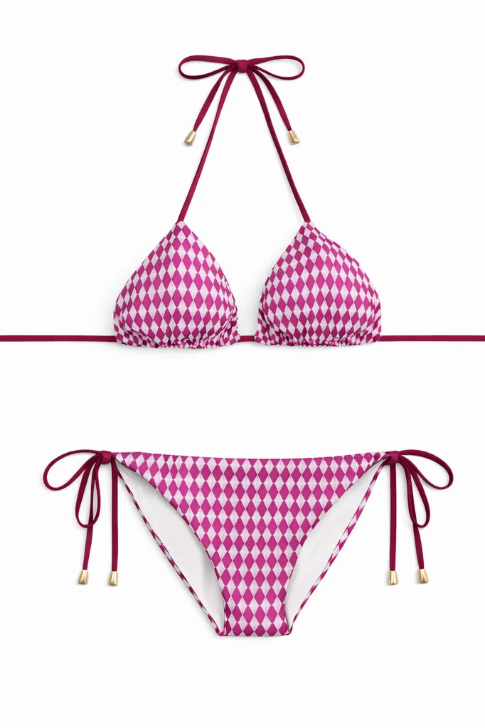 Bikini Rio Chris Cerf Rombi Rosa