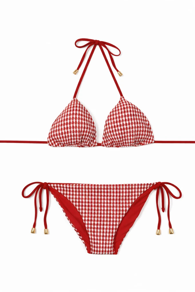 Bikini Rio Chris Cerf Rombi Rosso