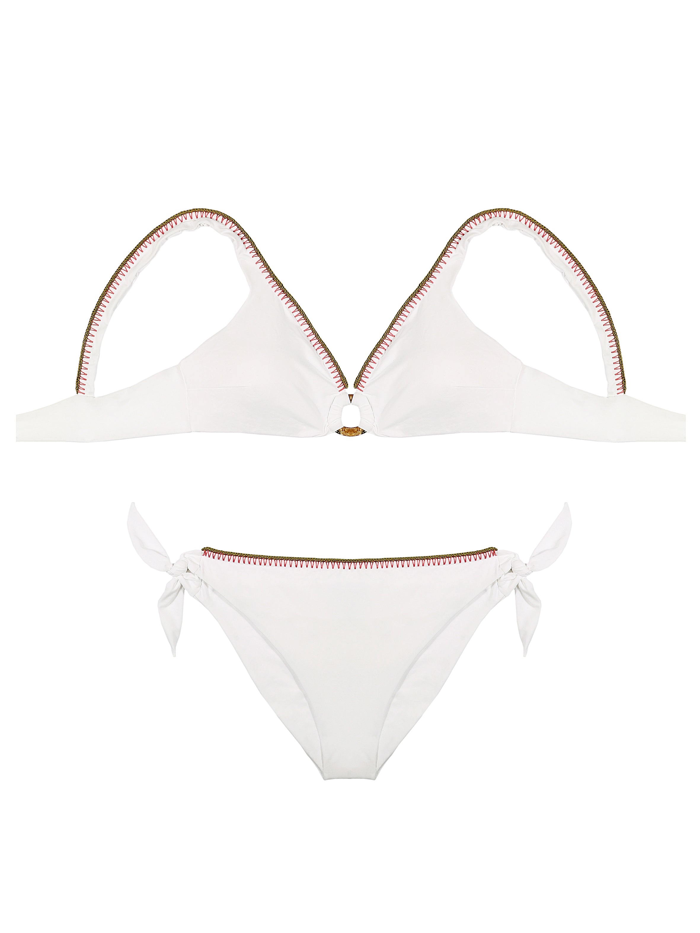 Bikini Taormina Chris Cerf Bianco